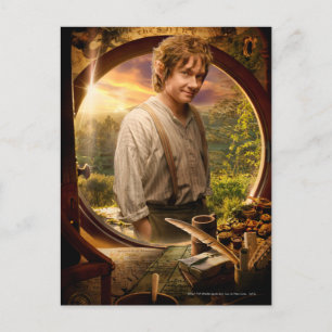 Cartão Postal BILBO BAGGINS™ em Colagem de Shire