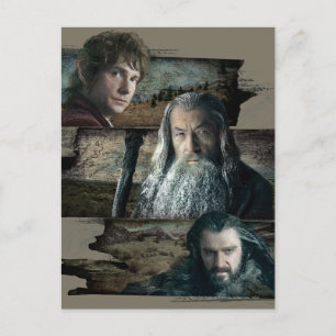 Cartão Postal BILBO BAGGINS™, Gandalf, THORIN OAKENSHIELD™