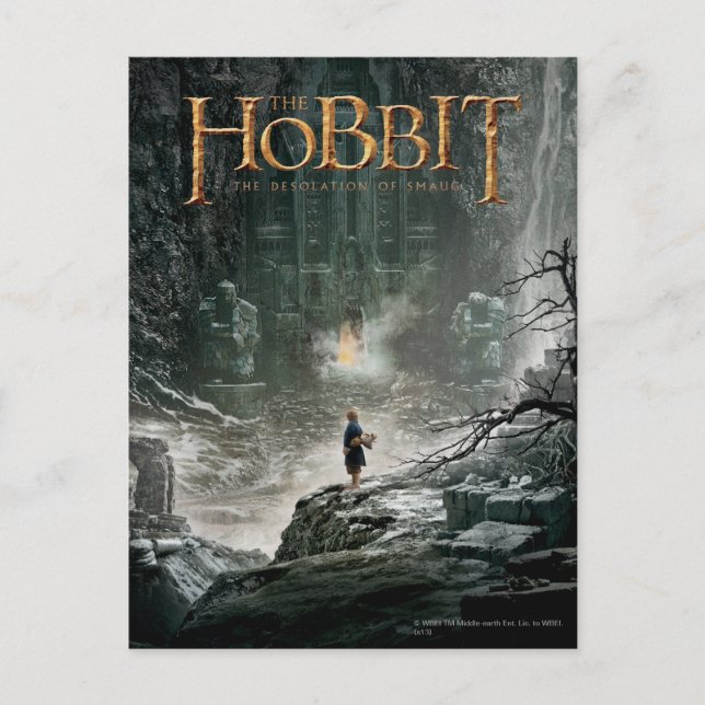 Cartão Postal BILBO BAGGINS™ na Erebor (Frente)
