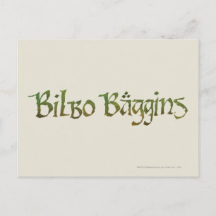 Cartão Postal BILBO BAGGINS™ Texturizado