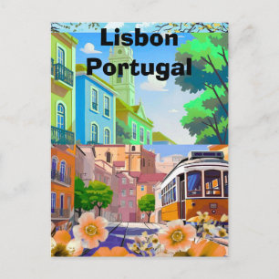 Cartão Postal Bilhete de Presente de Viagem Surpresa Digital LIS