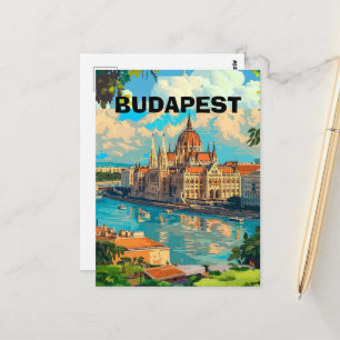 Cartão Postal Bilhete de Viagem Surpresa Digital BUDAPESTE, Hung
