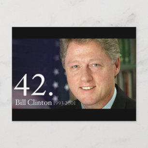 Cartão Postal Bill Clinton