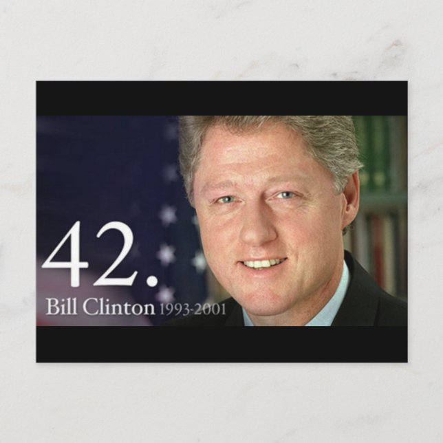 Cartão Postal Bill Clinton (Frente)