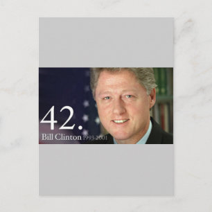 Cartão Postal Bill Clinton