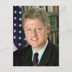 Cartão Postal Bill Clinton
