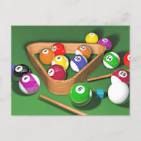 Billiard, arrume-os, design colorido,