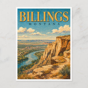 Cartão Postal Billings Montana The Rims GeoSaga