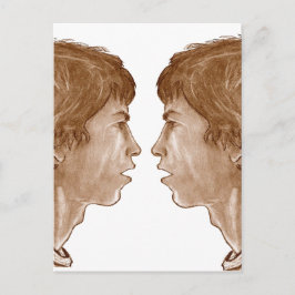 Cartão Postal Billy... Retrato de perfil duplo 2004