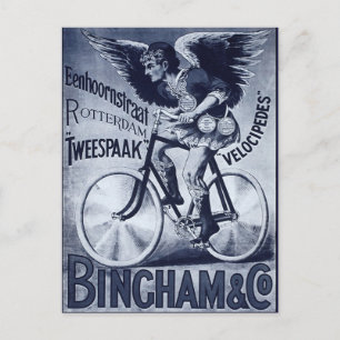 Cartão Postal Bingham & Co. Velocipedes