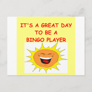 CARTÃO POSTAL BINGO