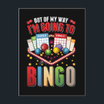 Cartão Postal Bingo addict Men Women Funny Bingo Player<br><div class="desc">Bingo addict Men Women Funny Bingo Player. Witty Bingo Gambler Casino Lover.</div>