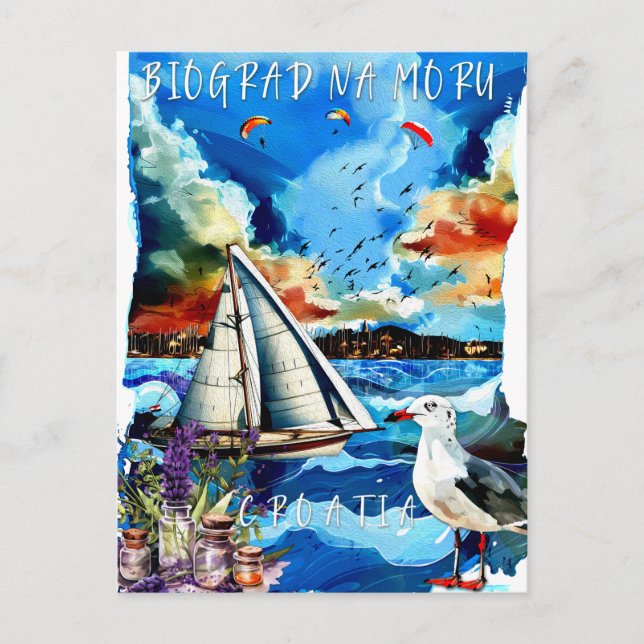 Cartão postal - Biograd na Moru (Frente)