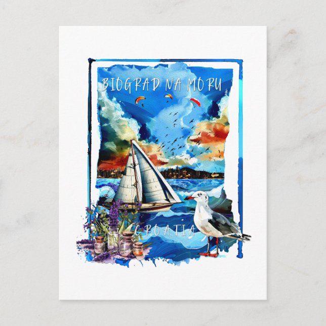 Cartão postal - Biograd na Moru (Frente)