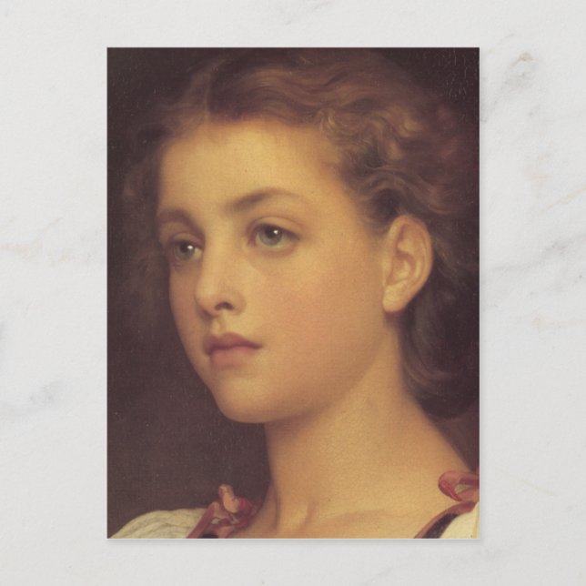 Cartão Postal Biondina em detalhes - Lorde Frederick Leighton (Frente)