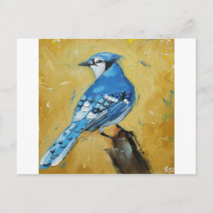 Cartão Postal Bird#39 bluejay