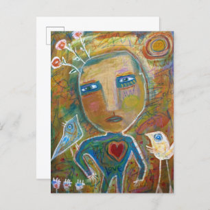 Cartão Postal Bird Lover