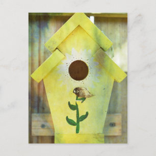 Cartão Postal Birdhouse by Shirley Taylor