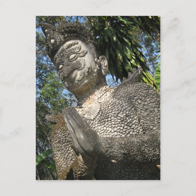 Cartão Postal Birdman Wai... Nong Khai, Isaan, Tailândia (Frente)