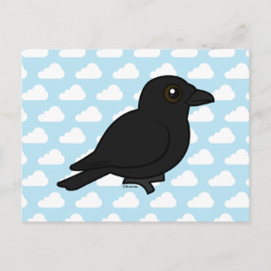 Cartão Postal Birdorable American Crow