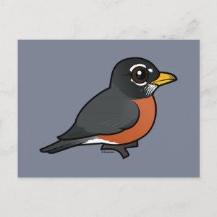 Cartão Postal Birdorable American Robin