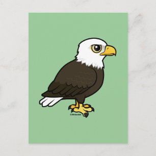 Cartão Postal Birdorable Bald Eagle