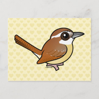 Cartão Postal Birdorable Carolina Wren
