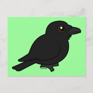 Cartão Postal Birdorable Common Raven