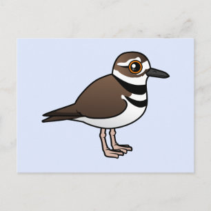 Cartão Postal Birdorable Killdeer
