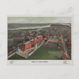 Cartão Postal Birds Eye View de Boston
