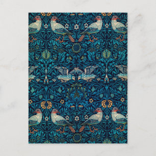 Cartão Postal Birds (Vintage Floral Pattern) (por William Morris