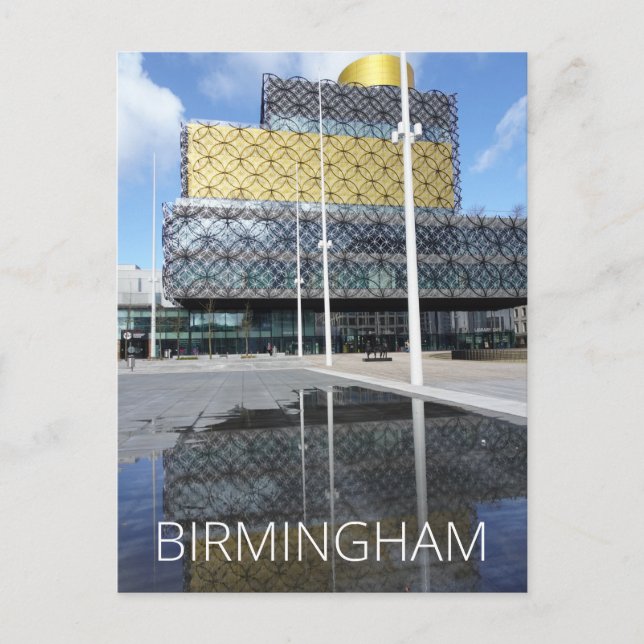 Cartão Postal Birmingham (Frente)