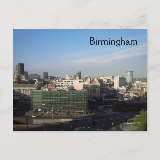 Cartão Postal Birmingham (Frente)