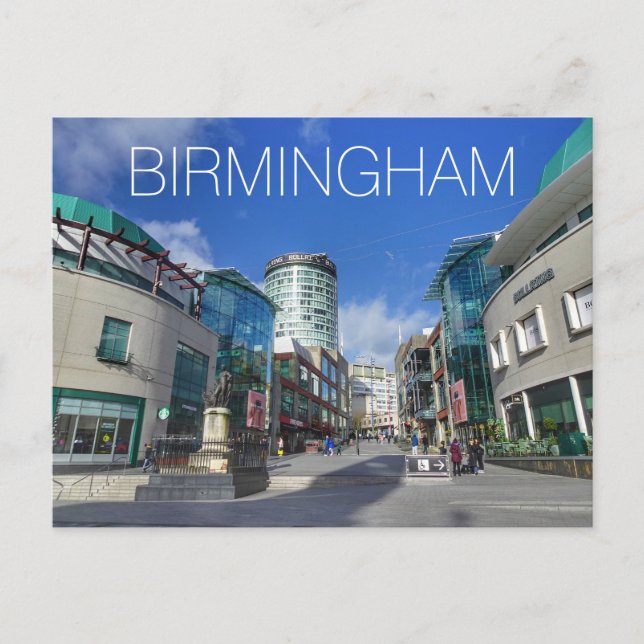 Cartão Postal Birmingham (Frente)