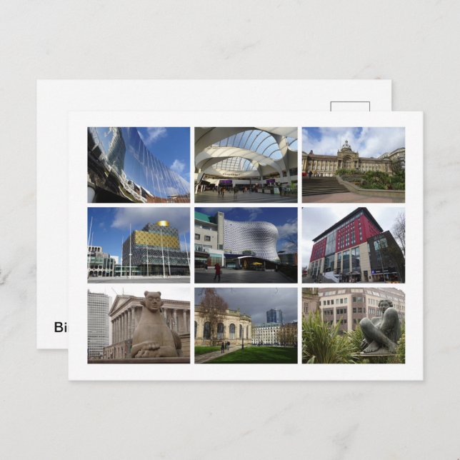 Cartão Postal Birmingham (Frente/Verso)