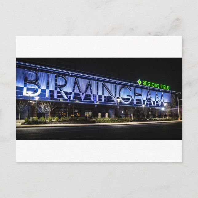 Cartão Postal Birmingham Alabama (Frente)