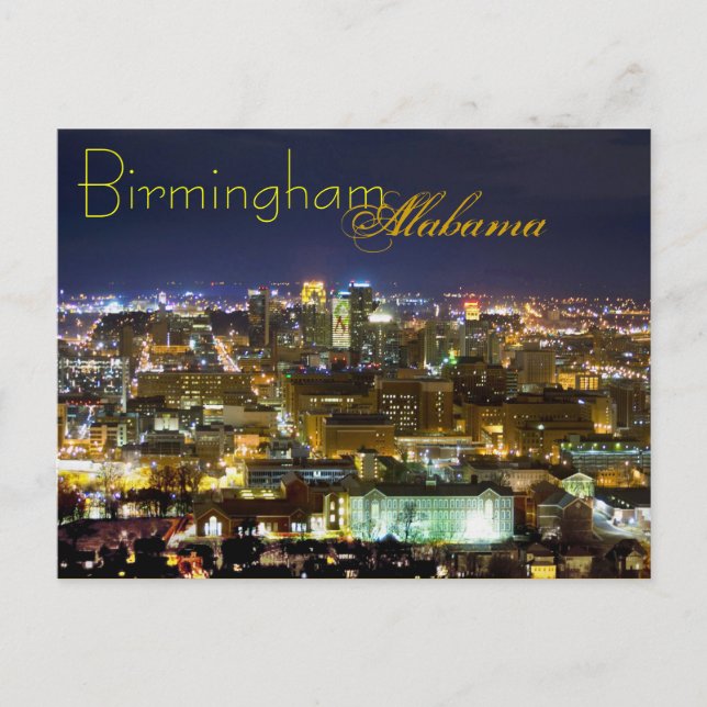 Cartão Postal Birmingham, Alabama, E.U.A. (Frente)