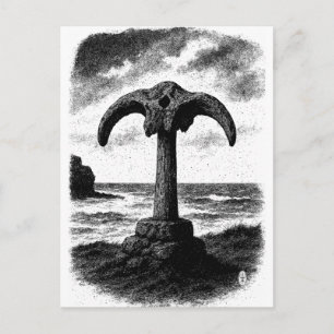 Cartão Postal Birsay Whalebone – Monumento de Tinta de Orkney