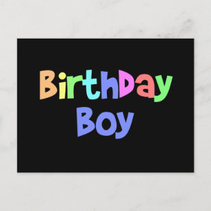 Cartão Postal Birthday Boy