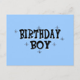 Cartão Postal Birthday Boy