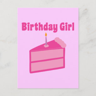 Cartão Postal Birthday Girl