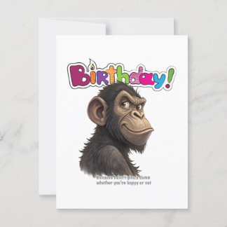 Cartão Postal Birthday Trollface
