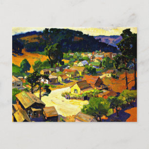 Cartão Postal Bischoff - Cambria, uma cidade pacífica da Calif