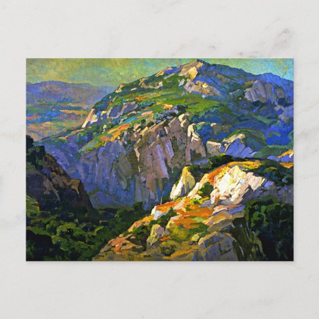 Cartão Postal Bischoff - Canyon Green, belas artes, (Frente)