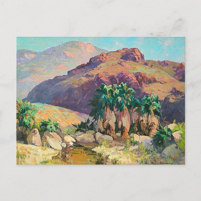 Cartão Postal Bischoff - Palm Canyon (Frente)