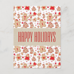 Cartão Postal Biscoitos Assados Homemade de Gengibre Salva a Dat