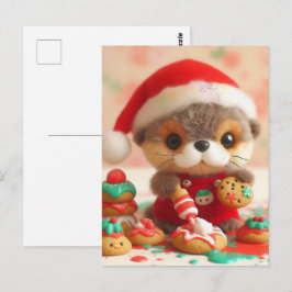 Cartão Postal Biscoitos de Natal Adoráveis
