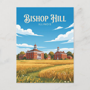 Cartão Postal Bishop Hill Illinois