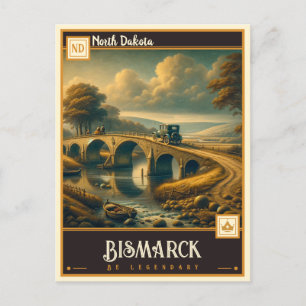 Cartão Postal Bismarck (Dacota do Norte)   Vintage