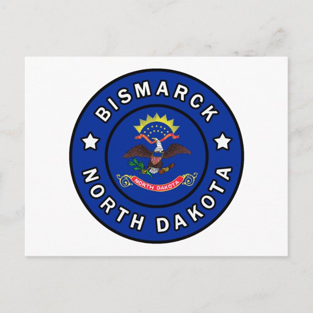 Cartão Postal Bismarck North Dakota (Frente)